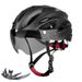 Bicycle Mountain Off-road Outdoor Riding Magnetic Visor Helmet With Light_voghion.com