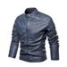Roupas masculinas jaqueta de couro retrô lavada jaqueta de couro masculina jaqueta de couro_voghion.com