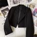 K Short Women's Suit Jacket With A New High-end Design Sense And Versatile Blazer Coat._voghion.com