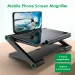 14'' 3D Cell Amplifier Folding Mobile Magnifying Glass HD Projector Screen Enlarger Magnifier Phone Holder_voghion.com