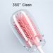 Silikonflaskrengöringsborste Baby Napp Sugrör Skrubber 360 Grader Glaskopp Tvätt Rengöringsborste Kök Rengöringsverktyg Set_voghion.com
