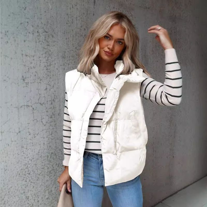 ​​"Leichte Daunenweste für Damen – Warme Weste aus Baumwollmischung für Herbst und Winter zum Schichten und für Outdoor-Aktivitäten"​​_voghion.com