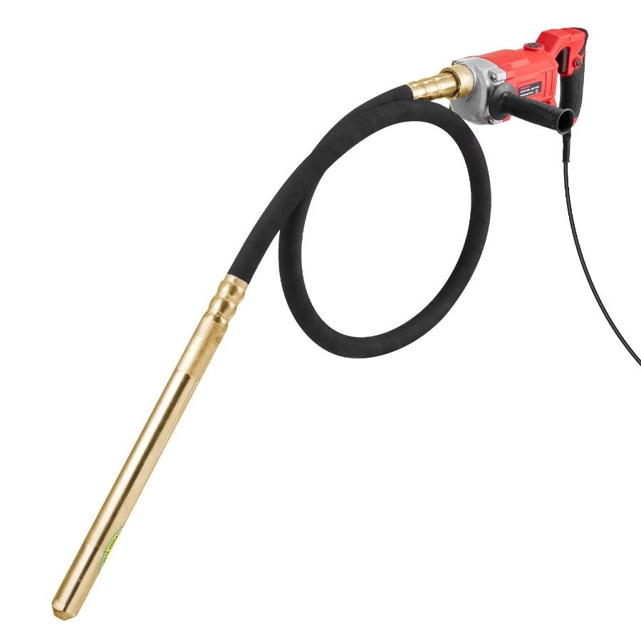 Vibratore elettrico portatile VPM per calcestruzzo da 2 m, con asta vibrante da 950 W, con 13000 utensili, per pozzo da 6,6 piedi_voghion.com