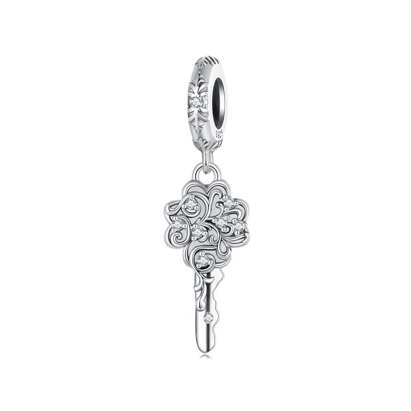 Ciondolo chiave portafortuna in argento sterling_voghion.com
