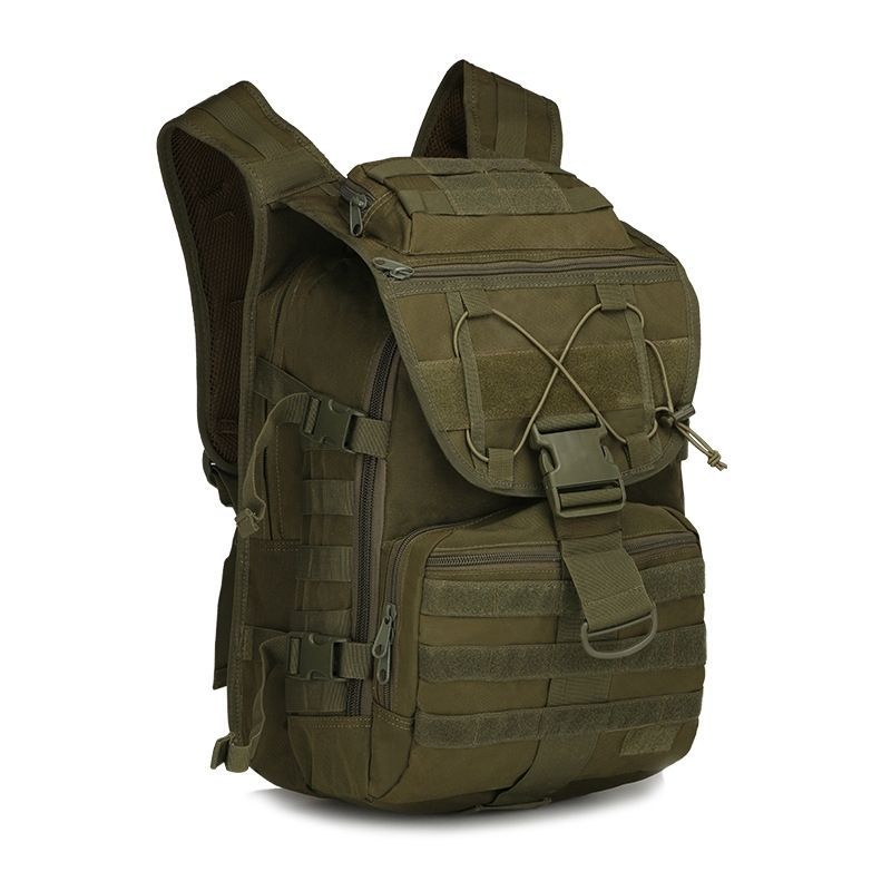 【 Tático 】 Pacote de treinamento das forças especiais para comer frango Mochila de caminhada e montanhismo com ponta de flecha camuflada ao ar livre_voghion.com
