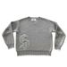 Men's Retro Streetwear Sweater – Oversized Casual Knit Pullover With Round Neck For Autumn & Winter (Grey, Sizes S-XXL)_voghion.com
