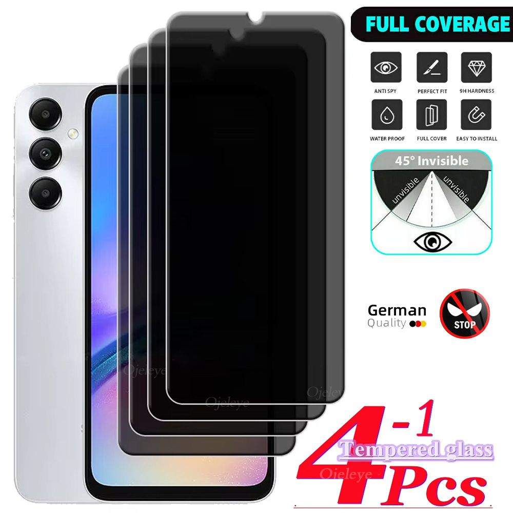 1-4PCS Privacy Screen Protector For Samsung A55 5G A35 A53 A54 A52 A52S A51 A50 A34 A33 A32 A31 A25 A24 A23 A22 Anti-Spy_voghion.com