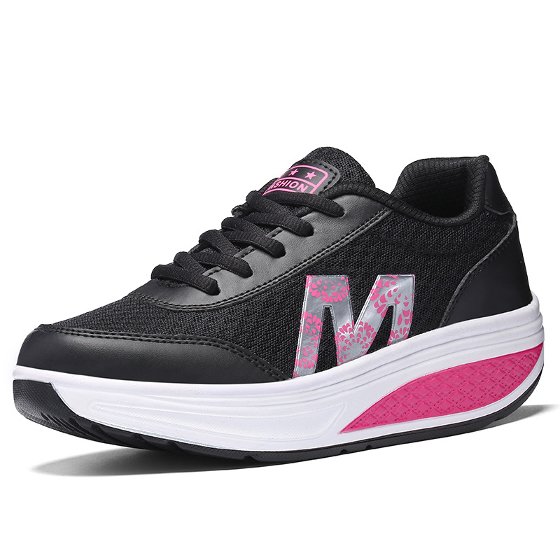  Scarpe da muffin con fondo spesso in rete da donna Scarpe da corsa da jogging atletico_voghion.com