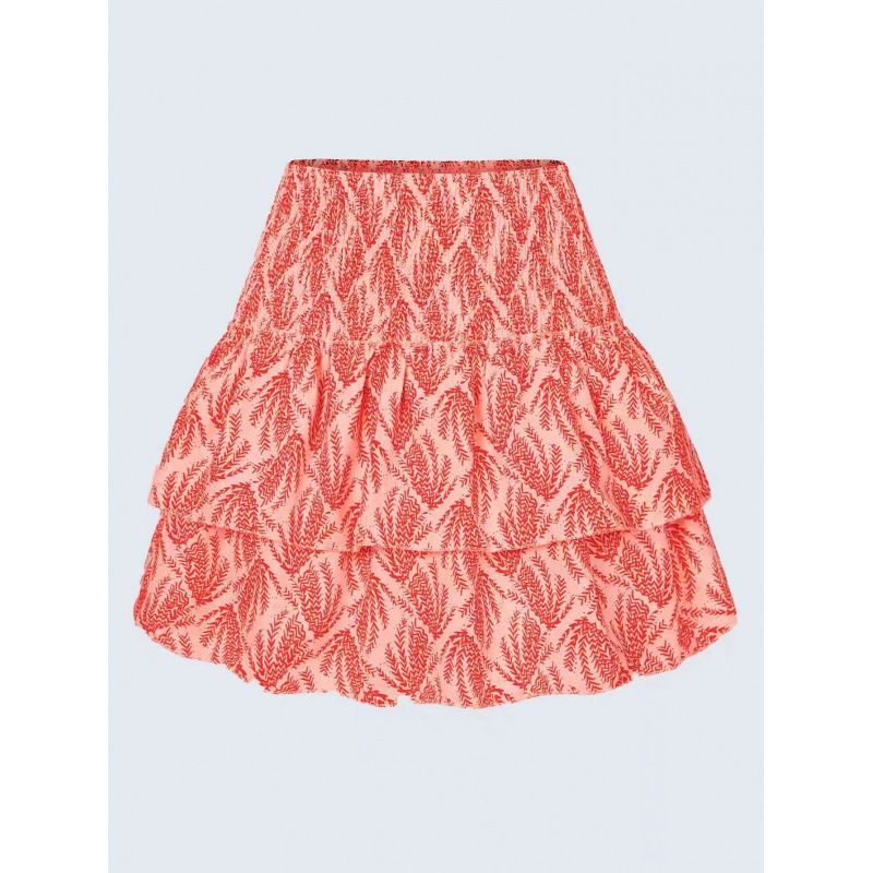Women's Clothing Skirt Pleated Skirt Ruffle Printed Skirt Fashion Floral Short Skirt 13 Colors_voghion.com