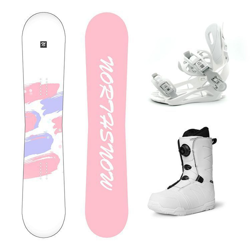 Komplet snowboardowy damski kombinezon pełny region początkujący nowicjusz_voghion.com