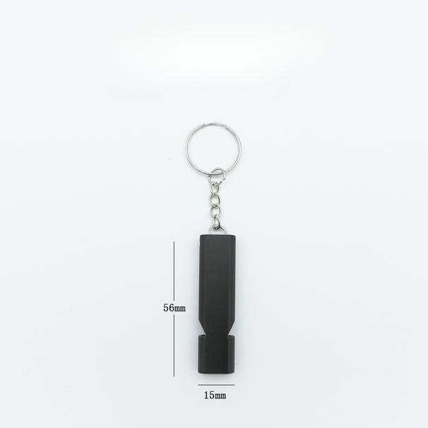 Outdoor High Flat Aluminum Alloy Frequency Survival Whistle Dual Tube Portable Gear EDC Tool_voghion.com