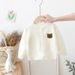 Cartoon Bear Knit Cardigan – Soft Cotton Sweater Coat For Boys & Girls – Lightweight Spring/Autumn Layering_voghion.com
