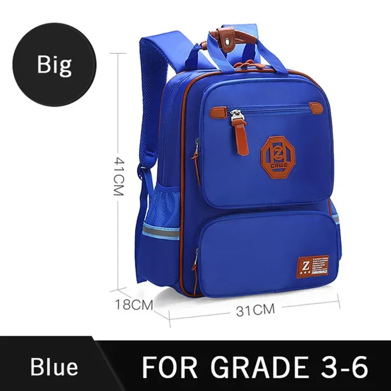 Sacs primaires pour enfants, sacs à dos imperméables pour garçons et filles, cartable orthopédique de Style anglais_voghion.com