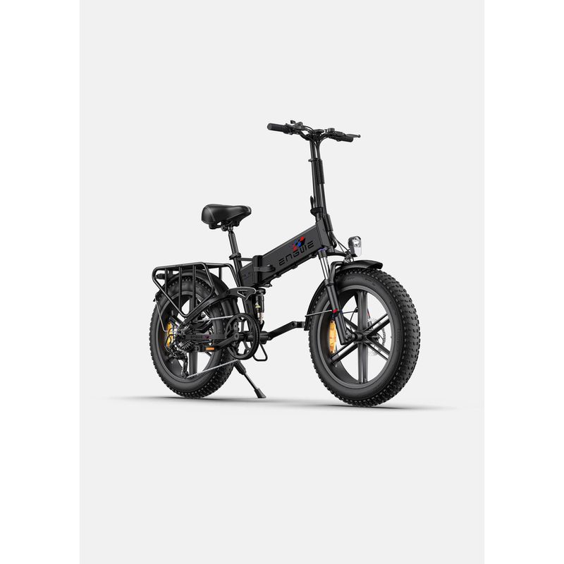 ENGWE E-Bike foldesykkel herre 48 V 13 Ah avtakbart batteri, 250 W elsykkel 20 x 4,0 tommer fettdekk 7-trinns_voghion.com
