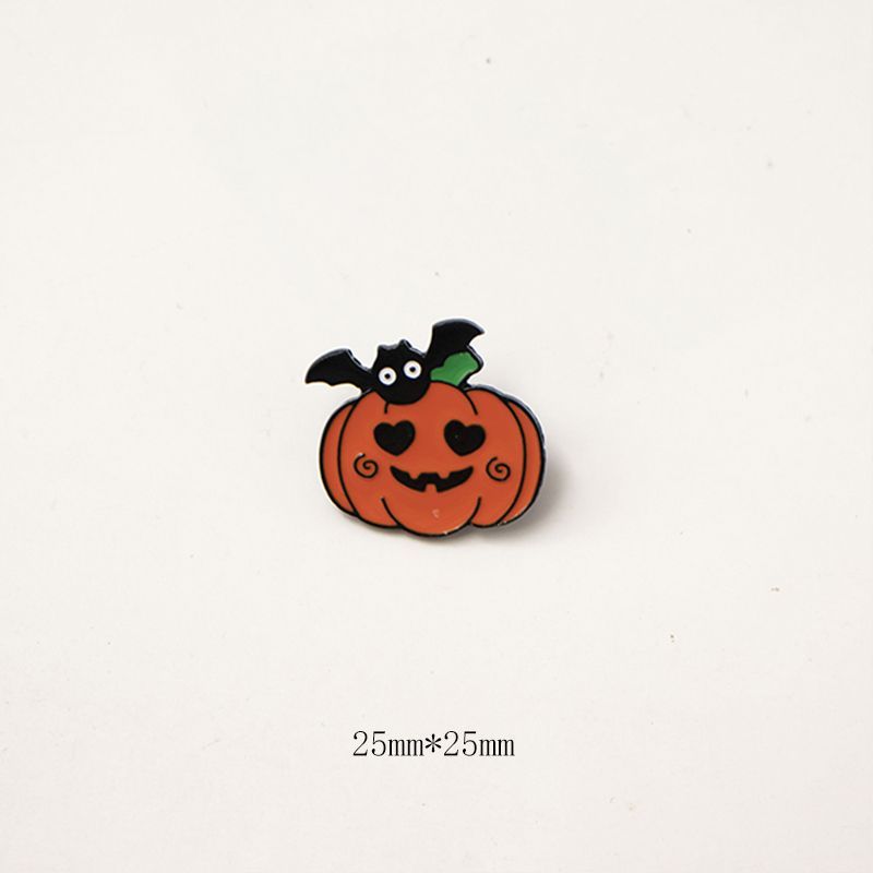 Halloween Cartoon Pumpkin Brooch 2023 New Cute Ghost Pin Clothing Accessory Unisex Badge_voghion.com