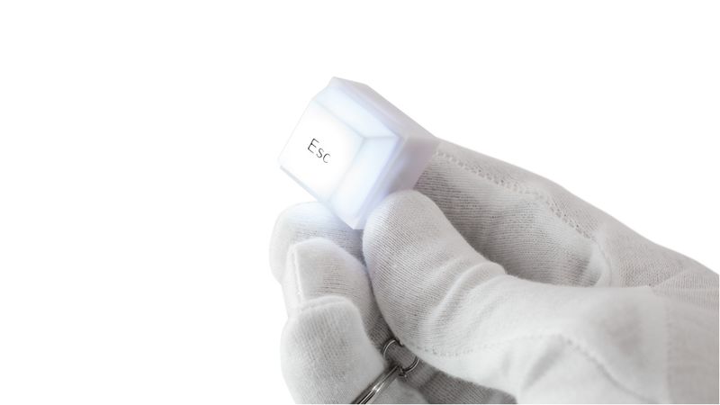 ESC Keyboard with Smooth LED Mechanism & Modern Feature Elegance_voghion.com