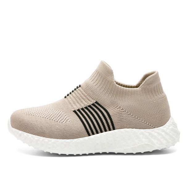 Kids' shoes Boys' slip on shoes slip on socks shoes, flying woven breathable and lightweight children's shoes, casual and versatile sports shoes_voghion.com