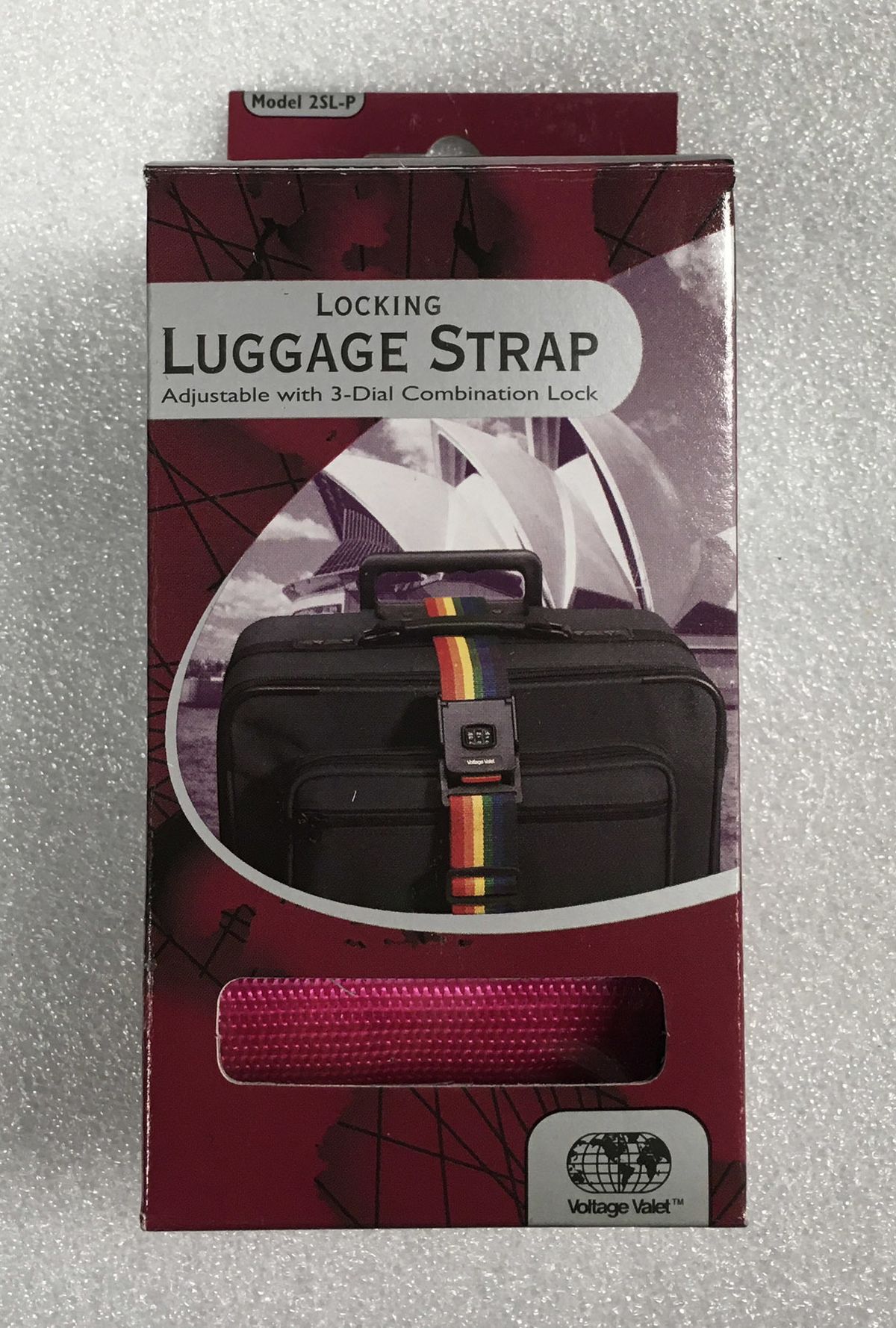 Voltage Valet Locking Luggage Strap with 3-Digit Combination_voghion.com