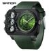Men's And Women's Sporty Dual Display Digital Watch With Waterproof, Night Light, Multi-Function, Light Luxury Style Luminous Electronic Watch_voghion.com