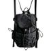 Flip-Top Magnetic Buckle Backpack Fall/Winter New Casual Pleated Backpack Stylish And Versatile_voghion.com