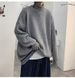 Men's Clothing Fashion color turtleneck sweater autumn and winter Hong Kong style retro all match Korean style knitted sweater warm couple tops_voghion.com