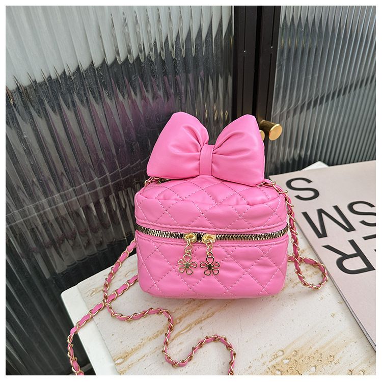 Παιδικό μικρό αρωματικό φιόγκο χιαστί Ίντερνετ Κόκκινο Πριγκίπισσα Αξεσουάρ τσάντα ώμου για κορίτσι_voghion.com