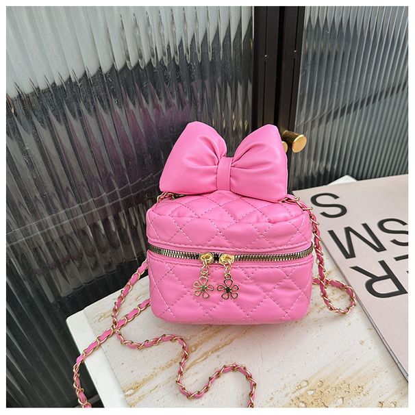 Παιδικό μικρό αρωματικό φιόγκο χιαστί Ίντερνετ Κόκκινο Πριγκίπισσα Αξεσουάρ τσάντα ώμου για κορίτσι_voghion.com