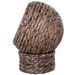 PawHut Handwoven Elevated Cat Bed With Soft Cushion & Cat Egg Chair Shape, Cat Basket Bed Kitty House With Stand, Raised Wicker Cat Bed For Indoor Cats, 23.5" H, Gray_voghion.com