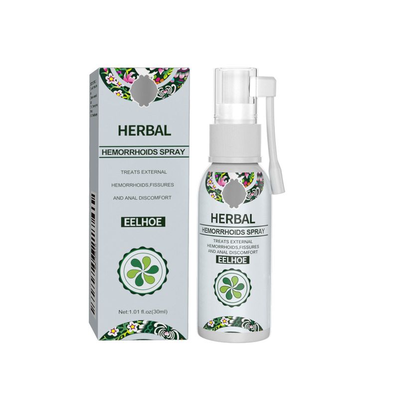 Spray de cuidado corporal EELHOE Herbal nutre e suaviza o corpo, alivia a pele perianal_voghion.com