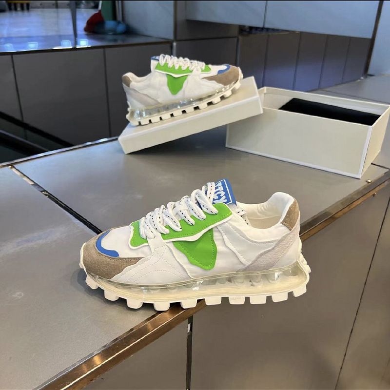Scarpe da uomo classiche e versatili, spesse e comode, nuove alla moda primaverili 2024, edizione coreana, rosse_voghion.com