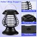 Solar Mosquito Lamp 2024 EU, IP65 Waterproof Insect Trap, 2000㎡ Coverage, Pet-Safe For Garden/Wall, USB Backup_voghion.com