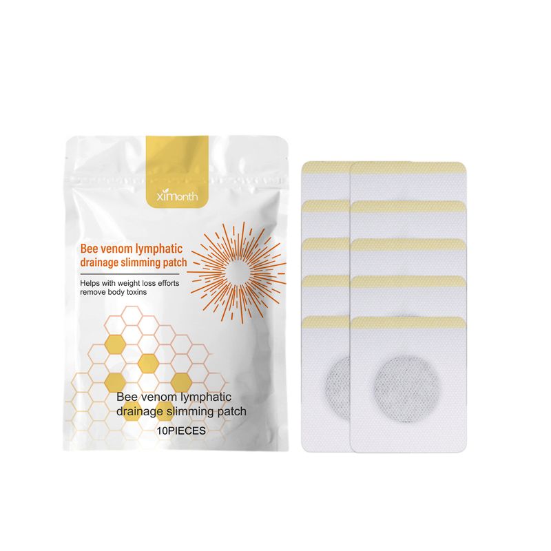Bienengëft formt enk a stäerkt Fett, grousse Bauch, Äerm, Salutfleesch, Kierperlymphpfleegpatch_voghion.com