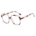 Women's Glasses Color Matching Irregular Flat Glasses New Fashion Glasses Frame Ins Personality Glasses Frame Trend_voghion.com