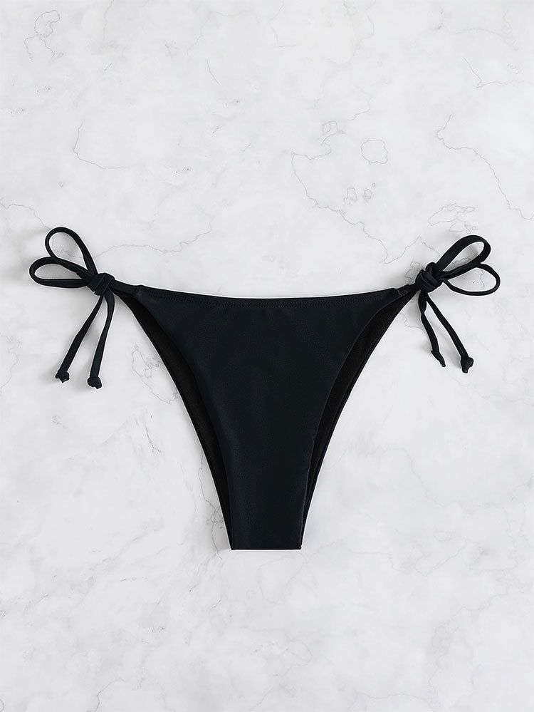 Maillot de bain sexy taille basse à licou et bonnets triangle multicolores pour femmes, nouveauté 2025_voghion.com