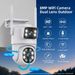 Gun Ball Linkage Dual Lens 8MP Dual Screen PTZ HD Camera Wireless Only Monitoring Waterproof XM_voghion.com