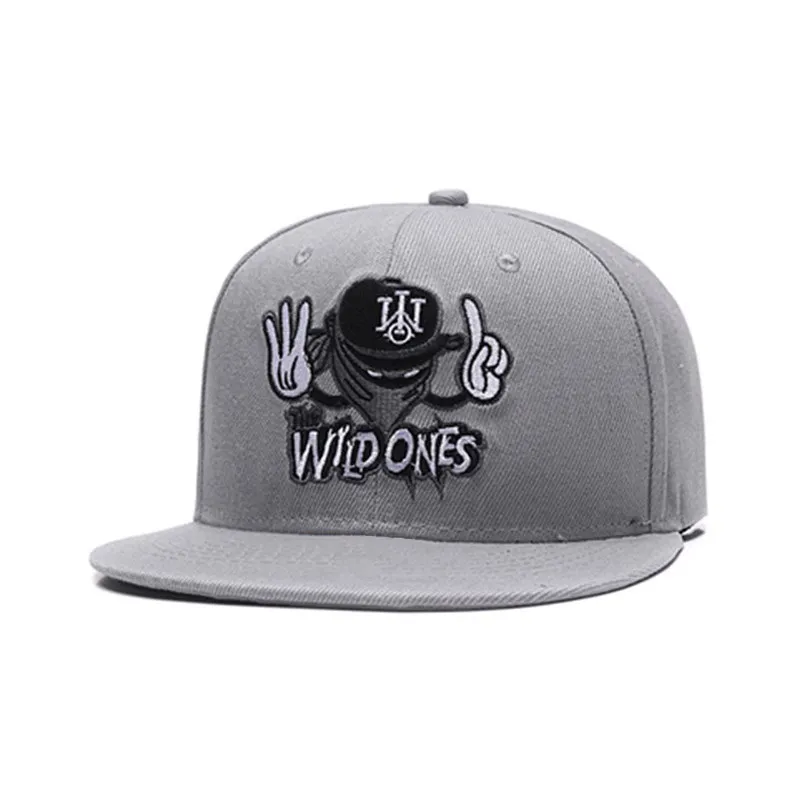 Unisex Hip hop flat rim baseball hat for men and women street shade four seasons all casual flat rim street dance hat_voghion.com