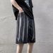 Herretøj stribede denimshorts sommer tynde amerikanske trendy mærke løse store størrelser slidstærke afslappede fempunkts shorts til overtøj_voghion.com