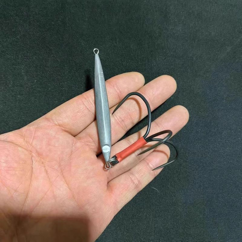Blade Scale Casting Large Lure Fishing Gear Full Set Spear Hook Slim Long Iron Plate_voghion.com