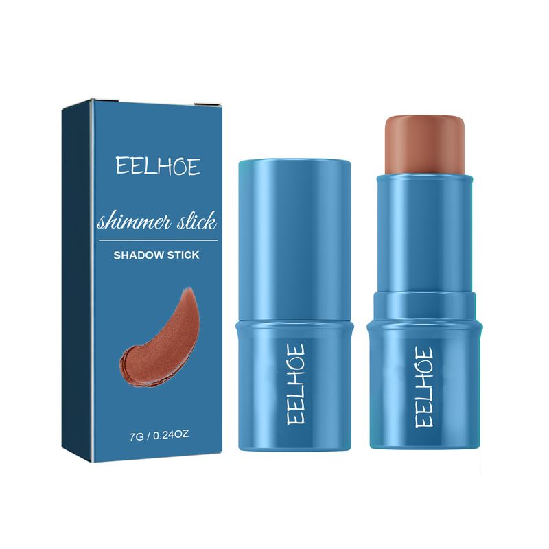 Eelhoe Multifunktions-Highlight-Schattenpuder Rouge-Stick dreidimensionale Aufhellung natürliche wasserdichte leichte faule_voghion.com
