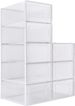 White Bins Box Box; Shoe Pack; Clear Stackable Foldable Shoe 8 Shoe Storage - Organizer; NEW Container Storage_voghion.com