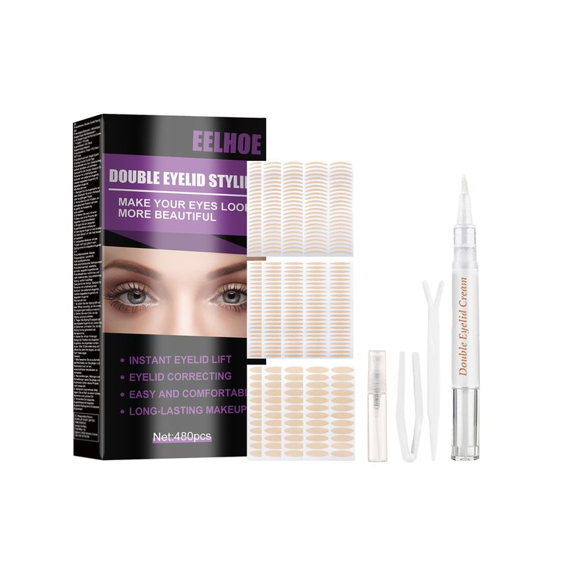 EELHOE double eyelid set with marks, invisibility, no glue, breathable and long-lasting, super natural beauty patch_voghion.com