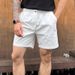 Zomer heren witte shorts heren dunne shorts Dongdaemun herenkledingtrend_voghion.com