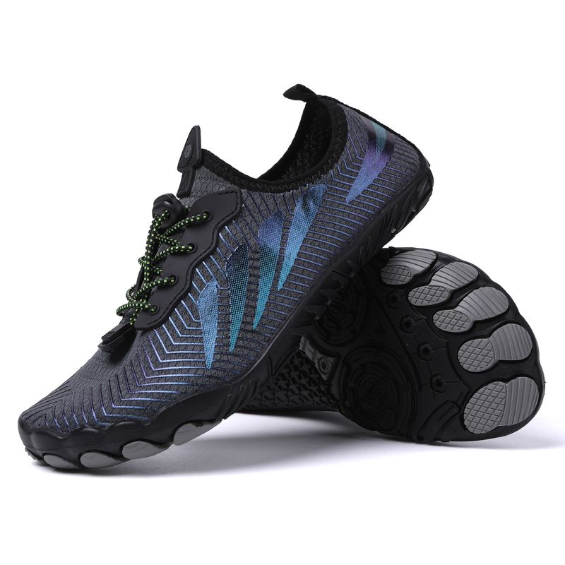 Unisex snel drogende waterschoenen - antislip waterschoenen voor zwemmen, wandelen en outdooravonturen (laag model, ademend, meerkleurig)_voghion.com