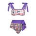 Women's Hip-wrapped Three-piece Swimsuit Color-blocking Printed Beach Sun Protection Clothes_voghion.com