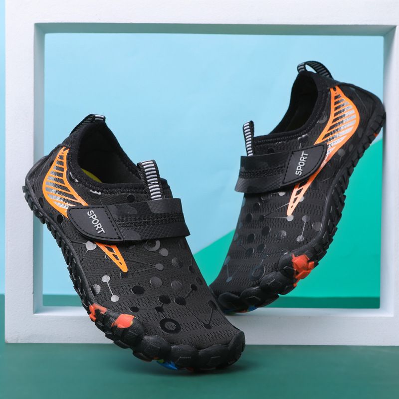 Kids' Quick-Dry Anti-Slip Water Shoes – Breathable Magic Strap Design For Beach, Pool & Outdoor Play_voghion.com
