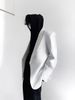 Stylish and stylish new white padded shoulder suit jacket for men, trendy and casual, loose and hanging single suit_voghion.com
