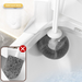 ACZT Long Handle Toilet Brush Set - Wall Mountable | Modern Bathroom Tool_voghion.com