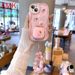 A 3D wave Compatible for iPhone 15 14 13 12 11 PRO MAX XR XS X 8 7 6 6S PLUS clear Cute aesthetic Milk tea holder &_voghion.com