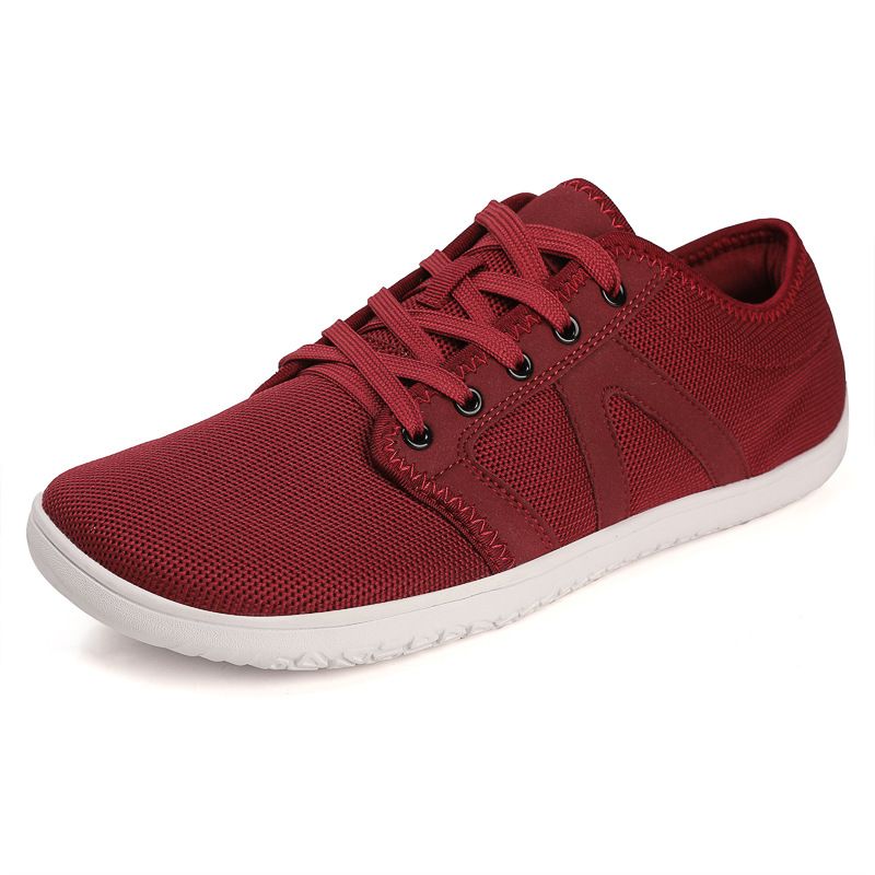 Neue Laufsportschuhe mit breiter Sohle und weicher Sohle für Barfuß-Laufschuhe aus atmungsaktivem Flyweave-Mesh für Herren und Damen_voghion.com