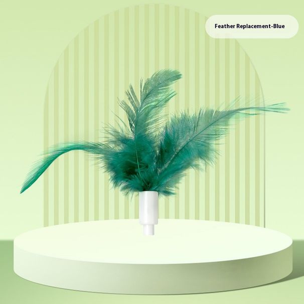 Pet Tumbler Toy Feather Stick Self Fun Teasing Cat Mint Ball Supplies_voghion.com